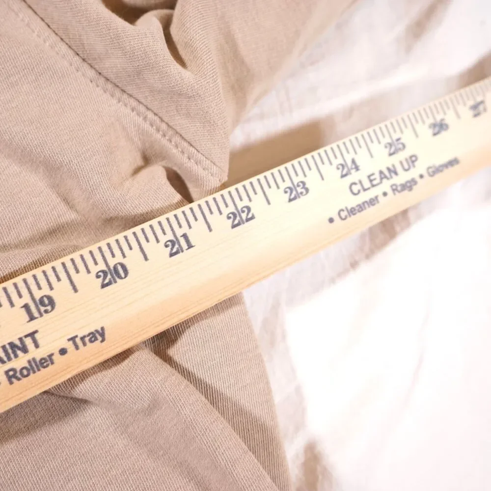 Nike Crewneck Sweatshirt Tan Mini Swoosh Earth Tone Vintage Y2K Medium